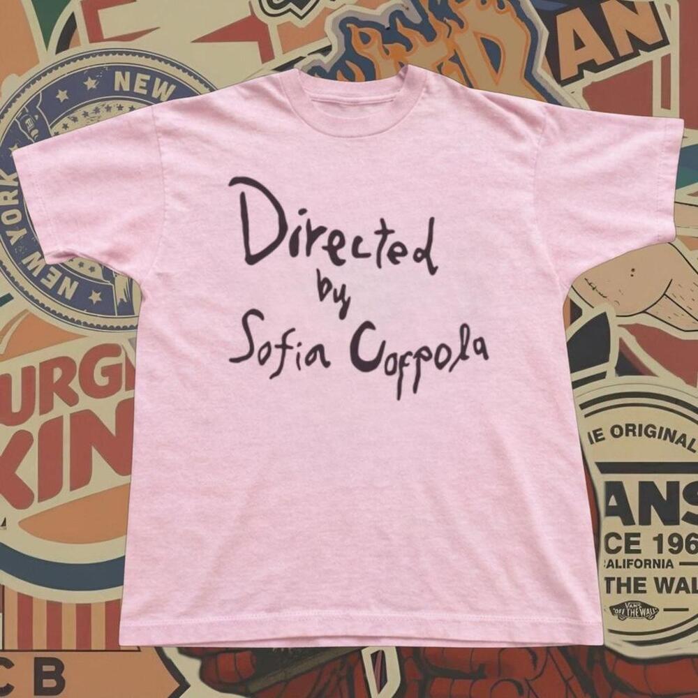 Directed By Sofia Coppola Text Graphic T-Shirt
